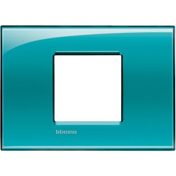 LivingLight - plaque rectangulaire large 2 modules vert vue 1