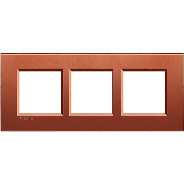LivingLight - plaque rectangulaire 3 x 2 modules 57mm Brique vue 1