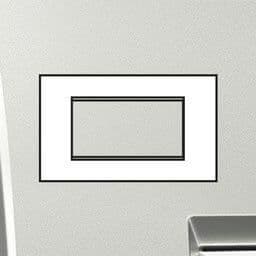 LivingLight - plaque air 4 modules Perle vue 1