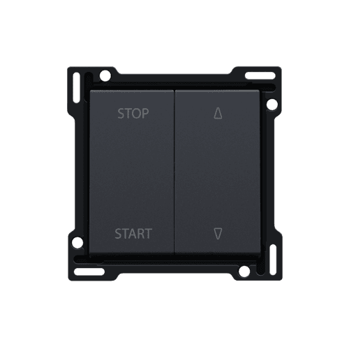 Set de finition pour interrupteur pour volets à verrouillage électrique, couleur anthracite coated vue 1