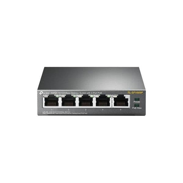 Switch TP Link 5 x 10 / 100Mbps RJ45, poE, 1 Gbps 9.8 x 98 x 25mm vue 1