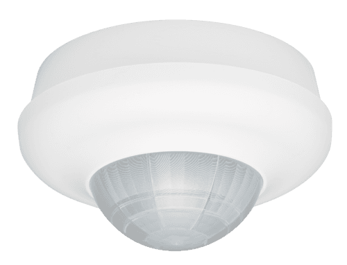 Détecteur de mouvement, 230 V, maître, 32 m, IP54, plafond grande hauteur, pour montage en saillie, couleur blanc vue 1
