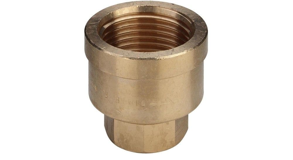 Viega manchon de réduction bronze 1/2"F x 3/8"F vue 1