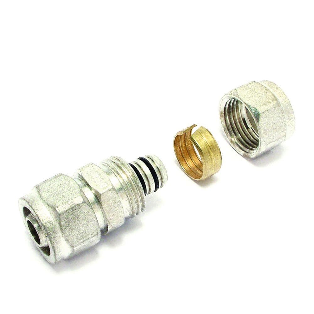 Comap Turboskin raccord droit multicouche Multiskin 2x raccord compression 26-26 vue 1