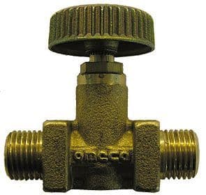 ROBINET A POINTEAU GAZ LIQUIDE 1/4"M vue 1