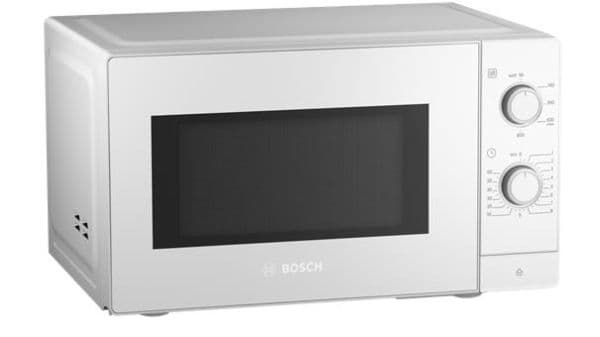 Four micro-ondes serie 2 pose-libre 800W, 20L, Cleaning Assistance, no display, diamètre 27cm, Blanc vue 1