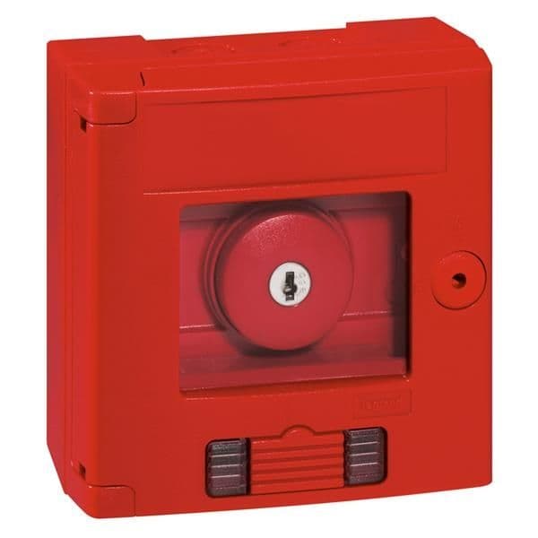 Coffret coup de poing saillie - 2 Leds - IP44 vue 1