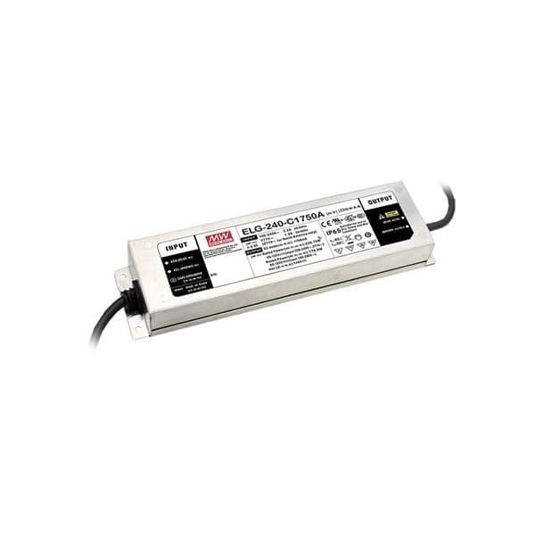 Alimentation Led 240W 24Vdc 3 entrées - 1 sortie 10A IP67 vue 1