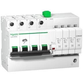Parafoudre modulaire iQuick PRD40r - 3 pôles + N - 264V -avec report à distance vue 1