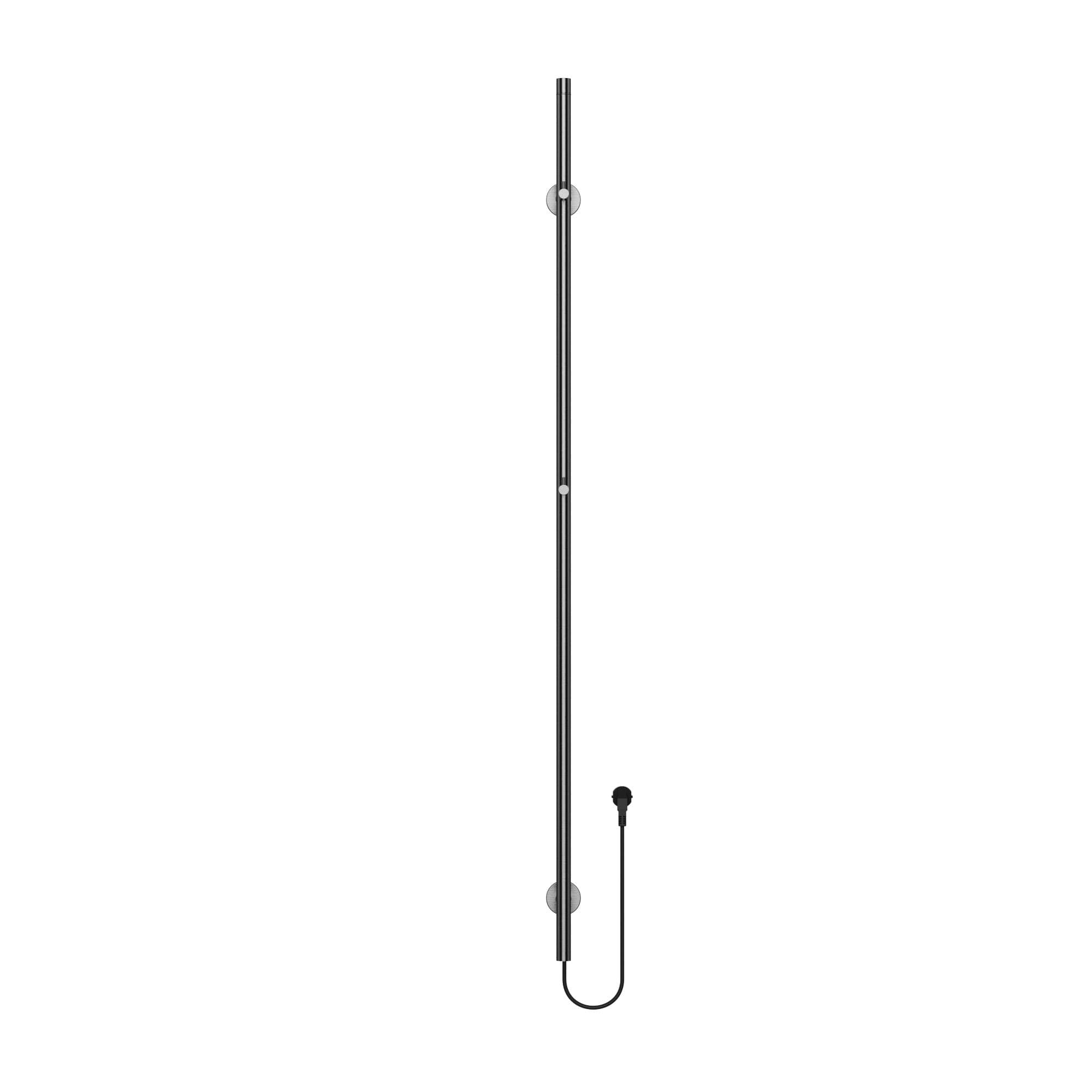 BELRAD ROD SÈCHE-SERVIETTES À TIGE - ÉLECTRIQUE - SIMPLE - 60W - Ø2,5CM - 150X6,3X12,7 CM - GUNMETAL vue 1