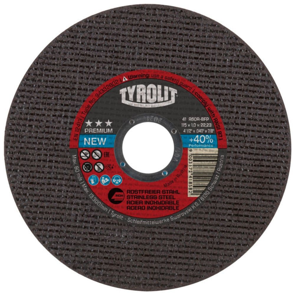 Tyrolit Premium disque à tronçonner pour inox D115 vue 1