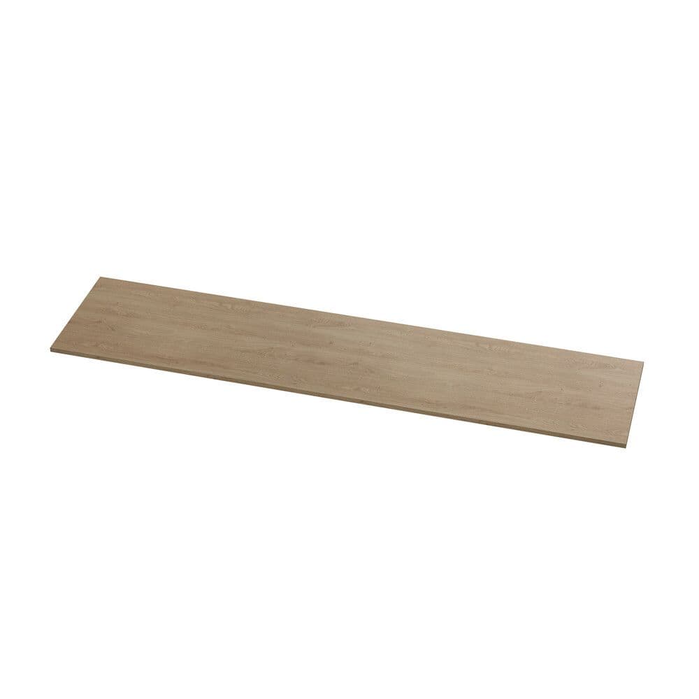 Van Marcke Vero tablette pour lavabo L1800xH18xP500mm Riverside Oak Hell vue 1