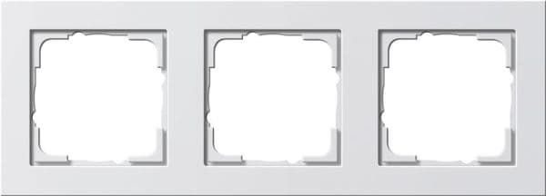 Cadre de finition Gira E2 Blanc brillant vue 1