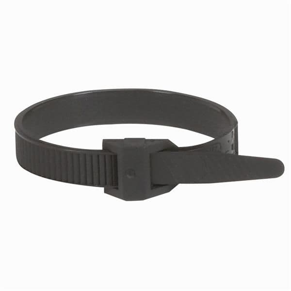 Collier colson - longueur 185mm largeur 9mm - Noir - protégé UV vue 1