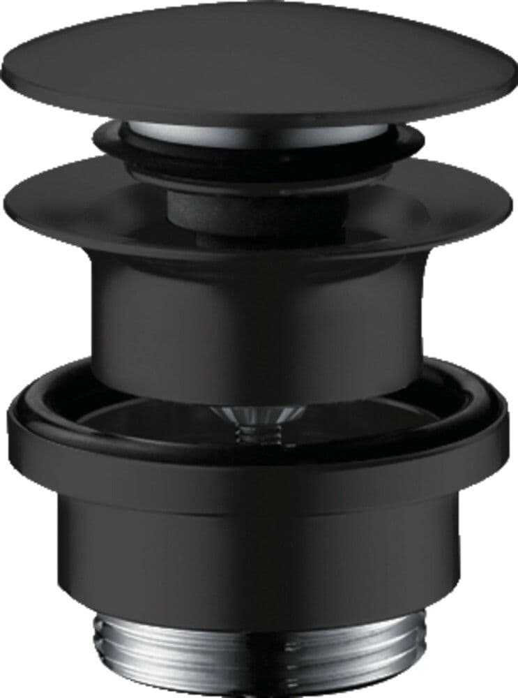 Hansgrohe vidage Push-Open noir mat vue 1