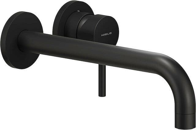 SET DE FINITION MITIGEUR LAVABO LIVE NOBILI 250MM NOIR MAT vue 1