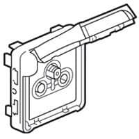 Plexo prise TV - FM - SAT composable Gris vue 1