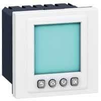 Mosaic interrupteur horaire programmable 16A 250V 2 modules Blanc vue 1
