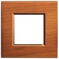 LivingLight - plaque rectangulaire 2 modules Cerisier américain vue 1
