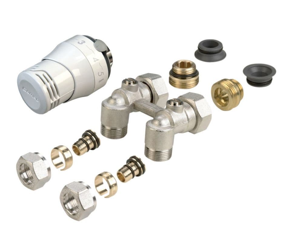 Comap kit de raccordement 1/2" F-3/4" eurocône raccordement mural Henrad Premium Line ECO vue 1