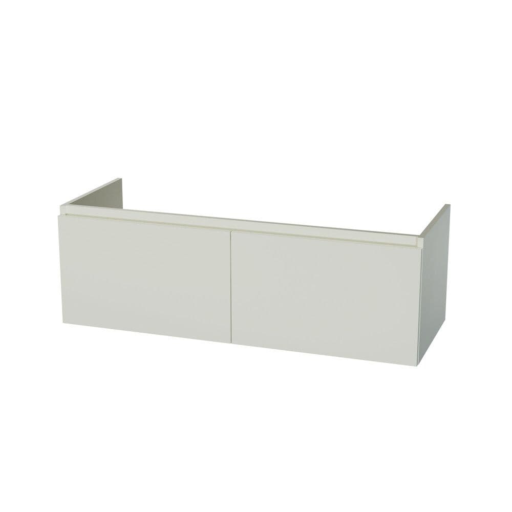 intro Stella 45 sous-meuble B1200xH400xD455mm 2portes blanc vue 1
