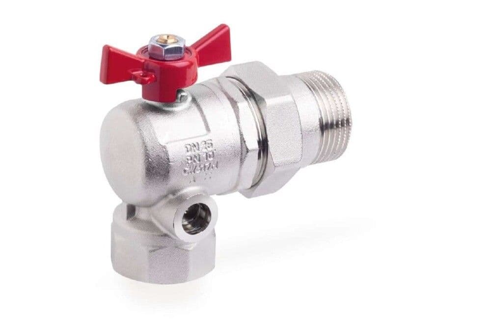 SYSTEMPEX vanne à bille équerre D4/4" rouge vue 1