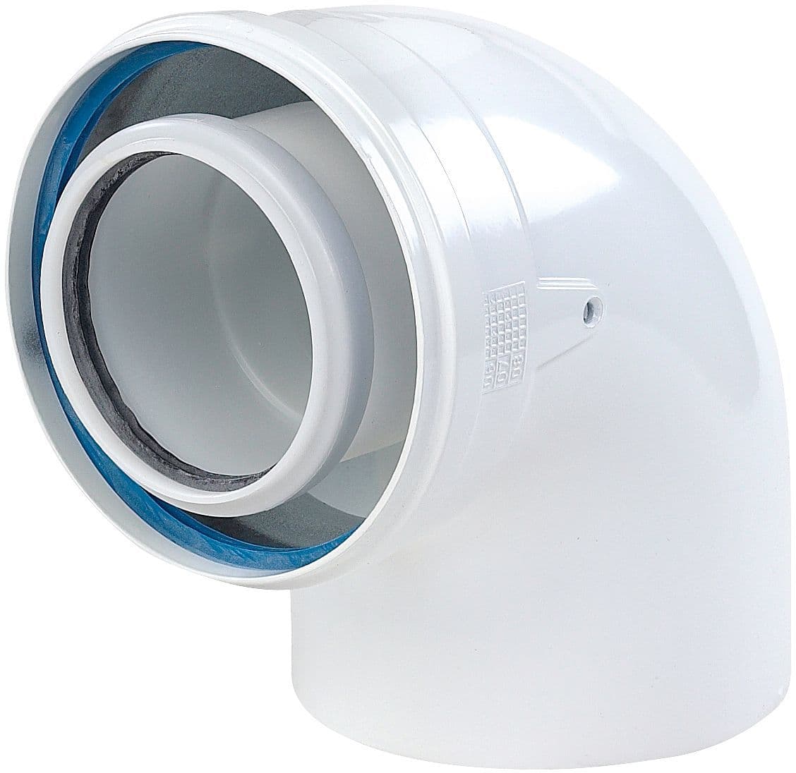 ROLUX COUDE CONCENTRIQUE 90° 100/150MM METAL/PP UBBINK vue 1