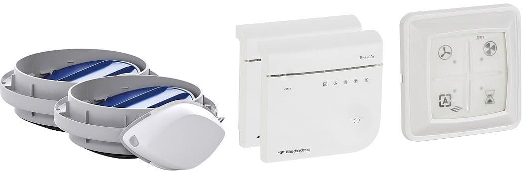 VENTILATION UNIT DUO ZONE SET APURE VENT D250 ITHO DAALDEROP vue 1