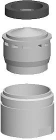 MOUSSEUR BAIN NORDICA V.022-026 D.18 CHROME COMPLET vue 1