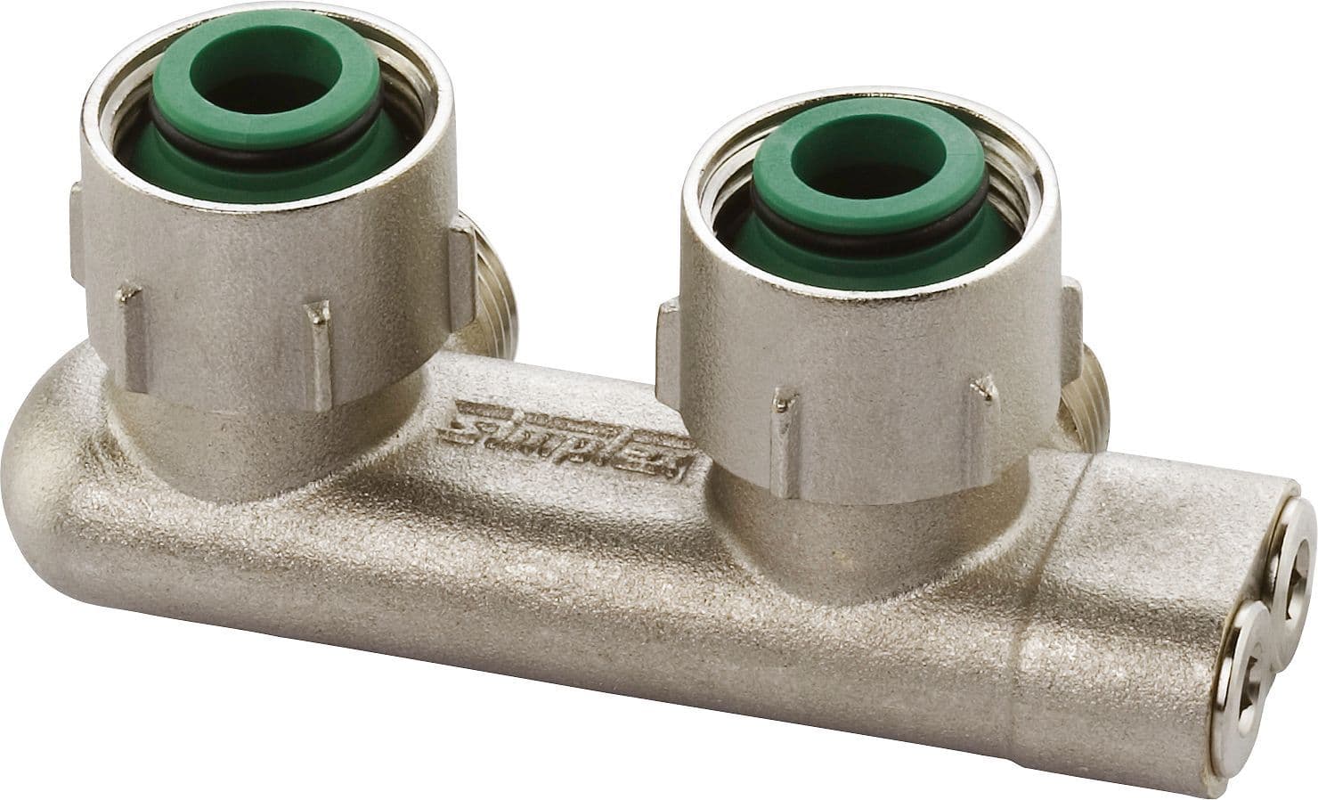 BLOC H INVERSE 2TUBE SIMPLEX EQUERRE 1/2" EK vue 1