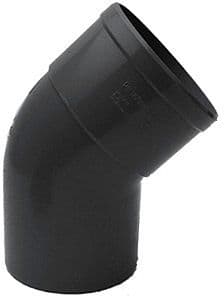COUDE PVS GRIS FONCE EEP ROND 45° 100MM vue 1