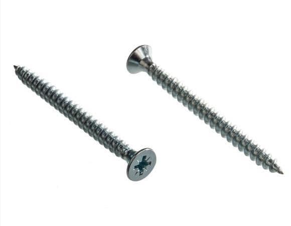 Vis à panneaux 4.0 x 30mm tête fraisée pozidriv entièrement filetée vue 1