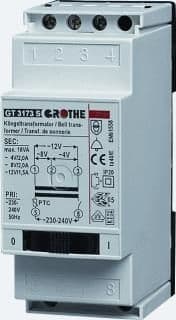 Gt 3148 transfo de sonnerie 8V / 1,0A vue 1
