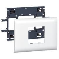 Support Mosaic DLP 2 modules couvercle 85mm vue 1