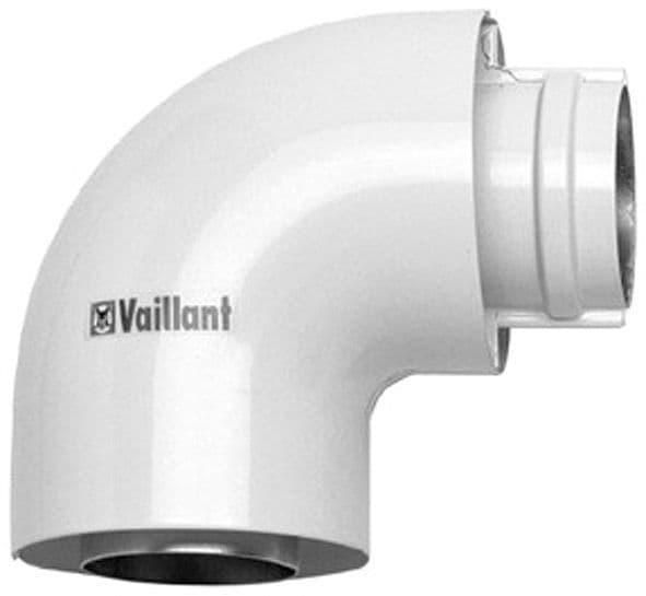 COUDE CONCENTRIQUE 90° TURBOMAG 80/125MM ALU/ALU VAILLANT vue 1
