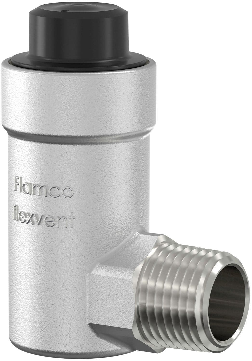 PURGEUR AUTOMATIQUE EQUERRE FLEXVENT H FLAMCO 1/2"M CHROME vue 1