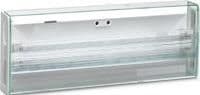 U33 fluo 2 x 8W - 200lm - 1h - C IP42 diffuseur Fresnel standard vue 1