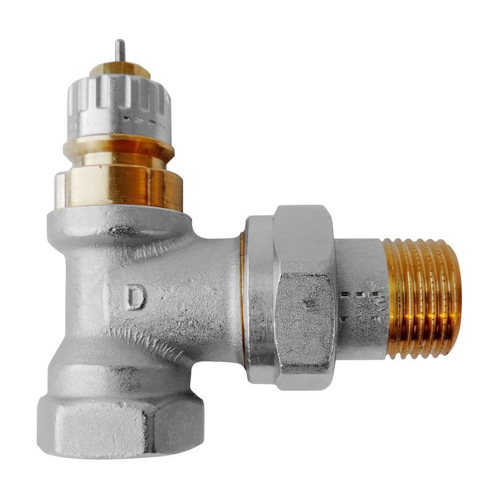 Danfoss RA-N robinet de radiateur équerre 1/2 corps de vanne vue 1
