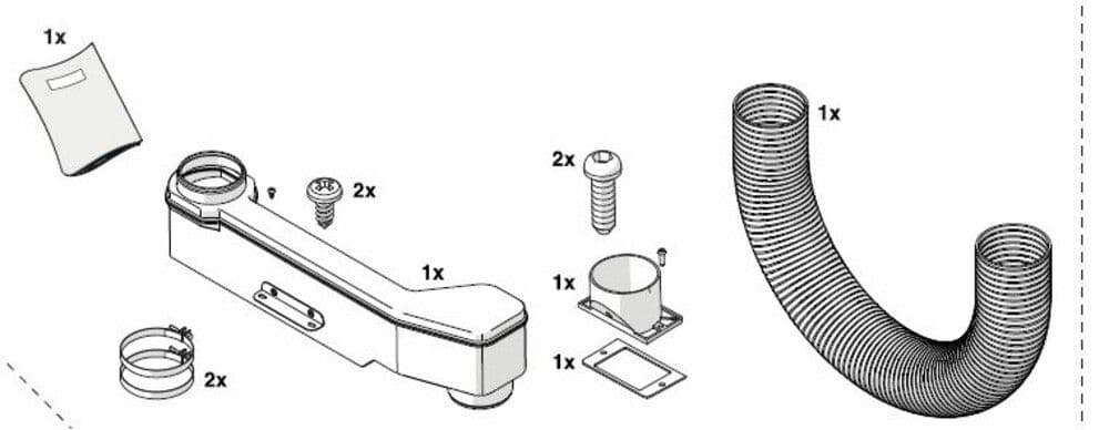 Riello kit transformation type C pour Insieme EVOe 32 vue 1