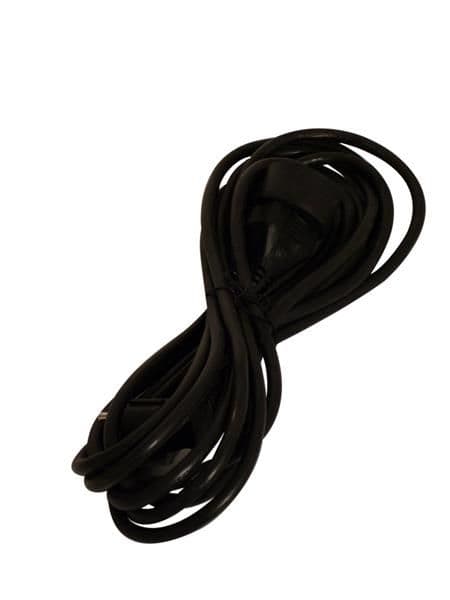 Rallonge 3 x 1.5mm² 5m Noir vue 1