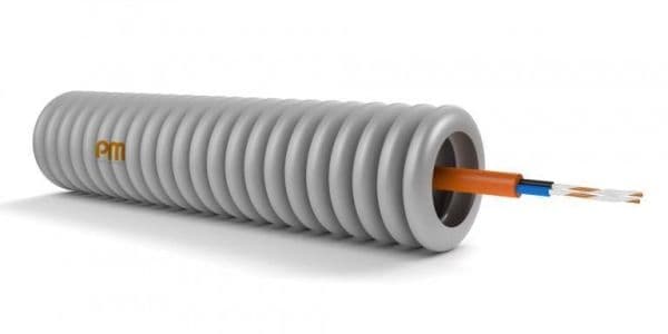 Tube précâblé Pyrolyon 2 x 1.5 diamètre 16mm Lsoh en rouleau de 100m vue 1