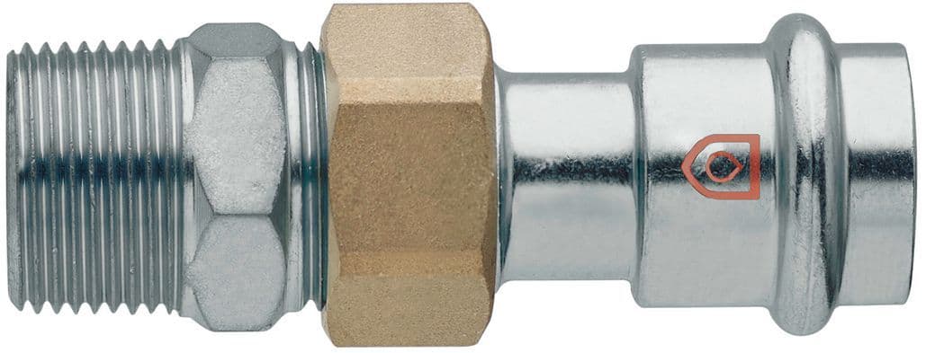 RACCORD UNION 28MM-4/4"M ACIER CARBONE FRABO vue 1