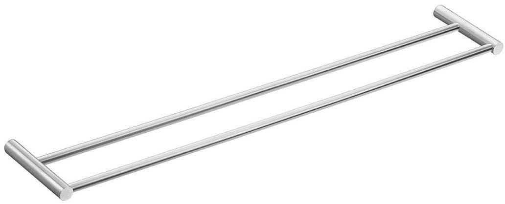 PORTE-SERVIETTE DOUBLE FIXE LOGIC 60CM COSMIC INOX BROSSE vue 1