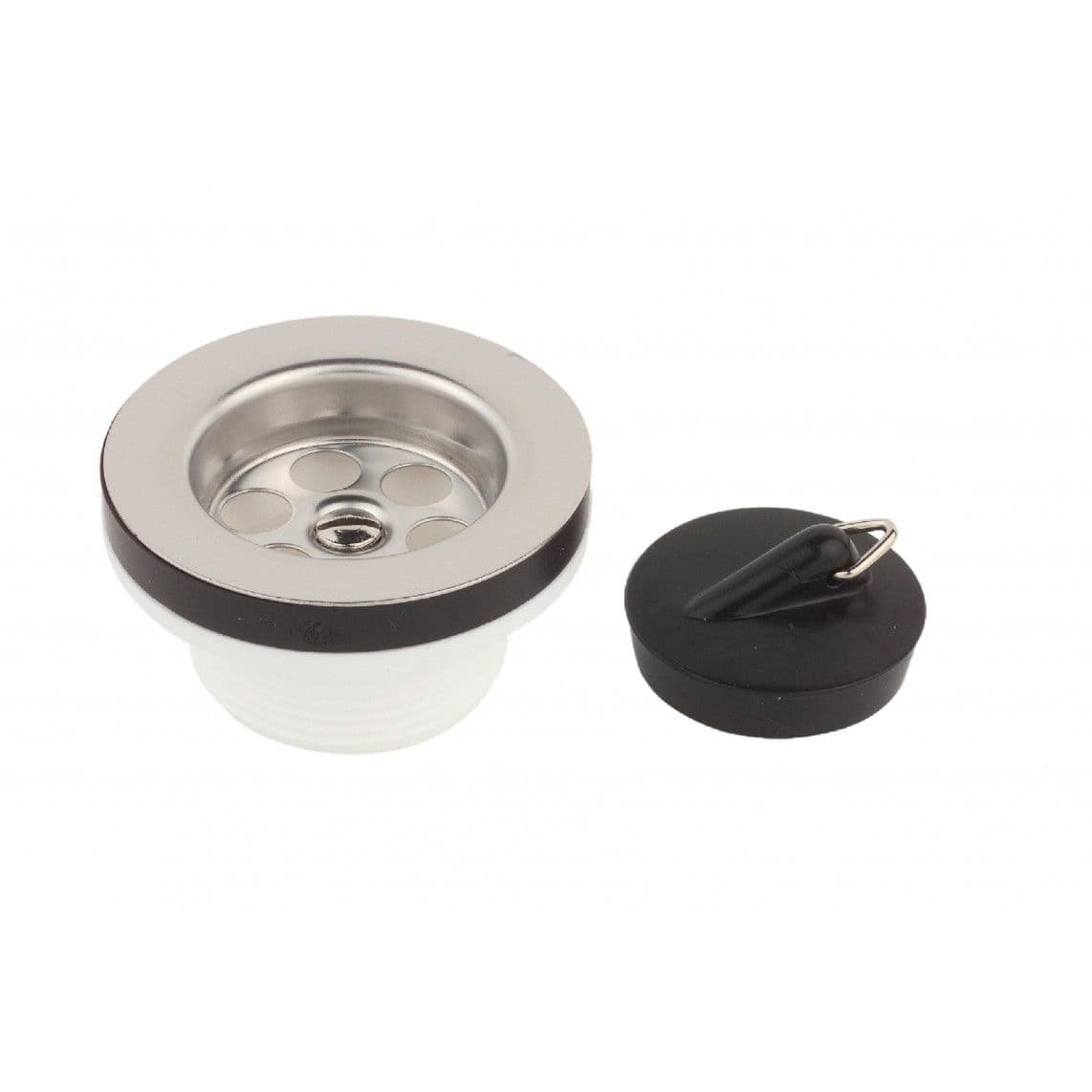98835148 KS vanne d'évacuation, 1 1/2" M x 70 mm, calice d'évacuation avec bonde 45,5 mm vue 1