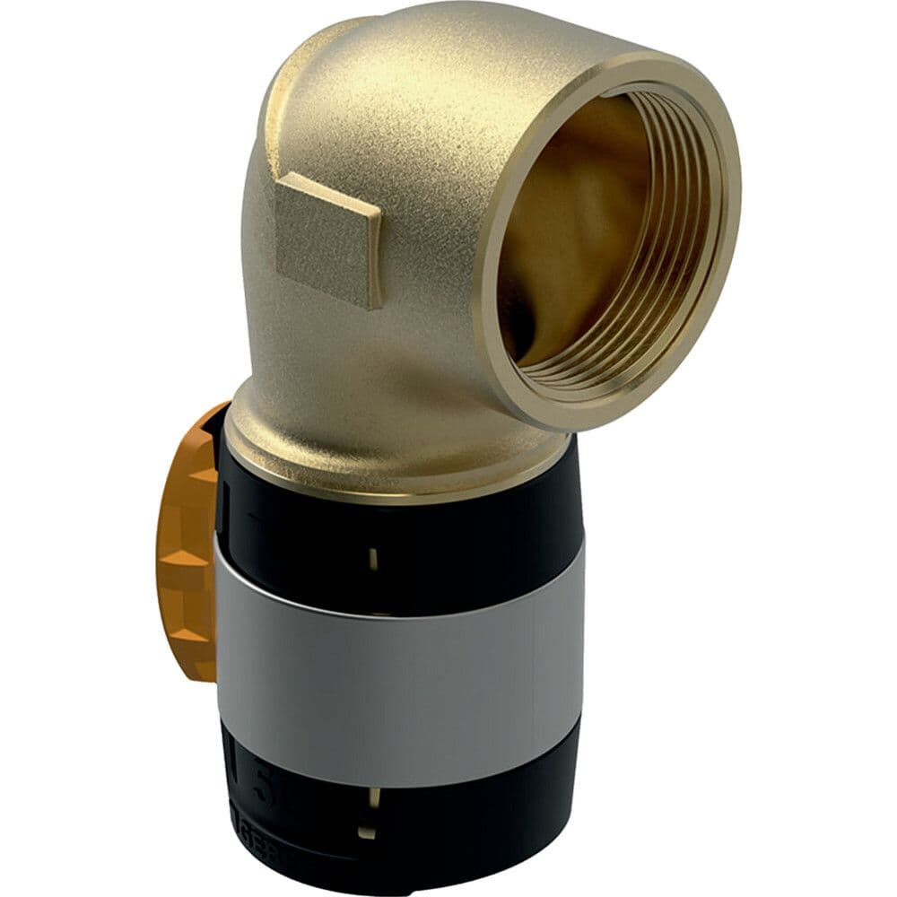 Geberit FlowFit coude de transition 90° D63 2F vue 1