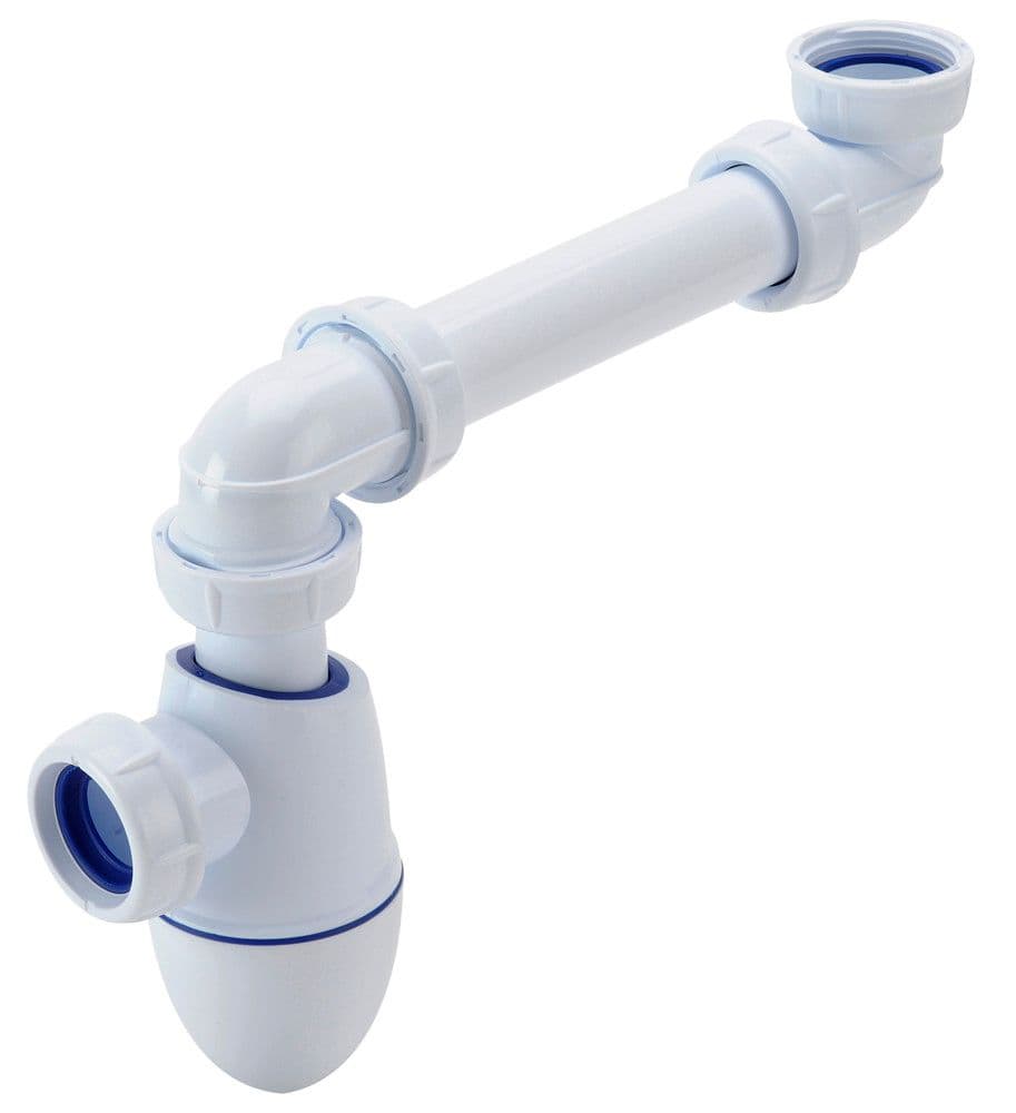 Nicoll Easyphon siphon bouteille pour lavabo 5/4" D 32 mm gain de place vue 1