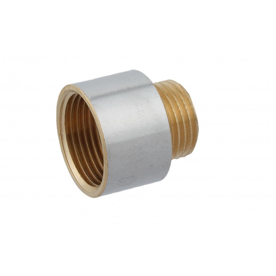 989328155 LT rallonge de robinet réductrice, chromé, 1/2" F x 3/8" M, vue 1
