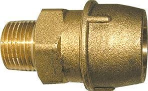 RACCORD 20MM-1/2"M LAITON NIRON NUPI vue 1