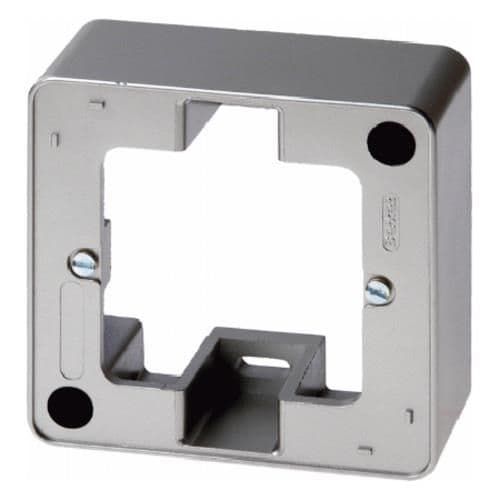 Cadre saillie 1 poste, Berker Q.1 Anthracite, Velours vue 1