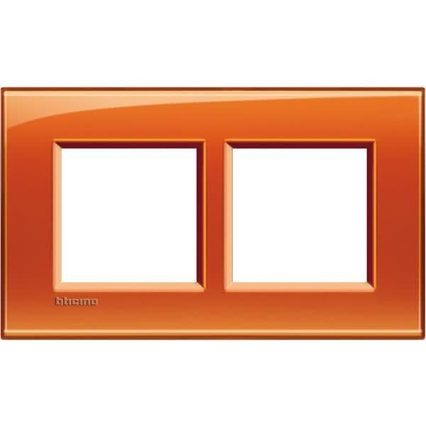 LivingLight - plaque rectangulaire 2 x 2 modules 57mm Orange vue 1